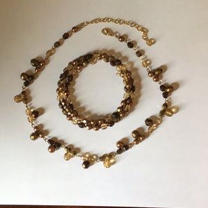 Boho Necklace & Bracelet Set